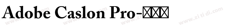 Adobe Caslon Pro字体转换